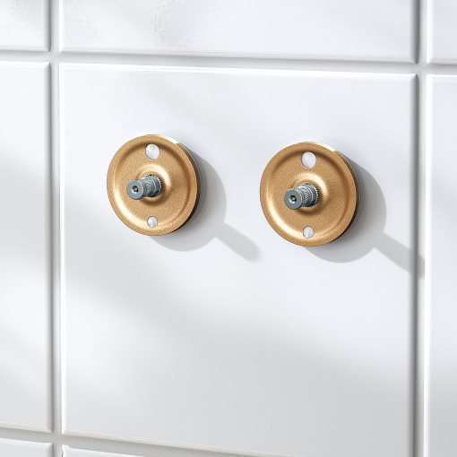 KROKSJÖN, αυτοκόλλητο σετ στήριξης για τοίχο, 2 τεμ., 205.830.87