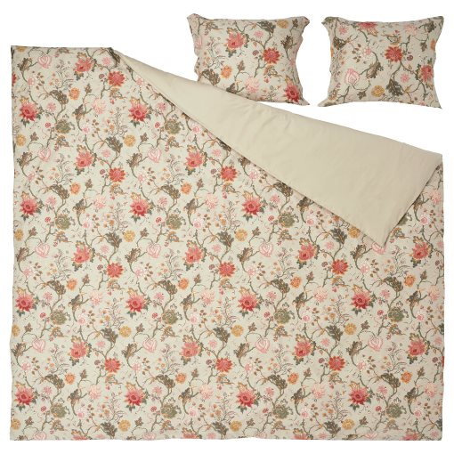 NÄSSELKLOCKA, duvet cover and 2 pillowcases, 240x220/50x60 cm, 205.845.34