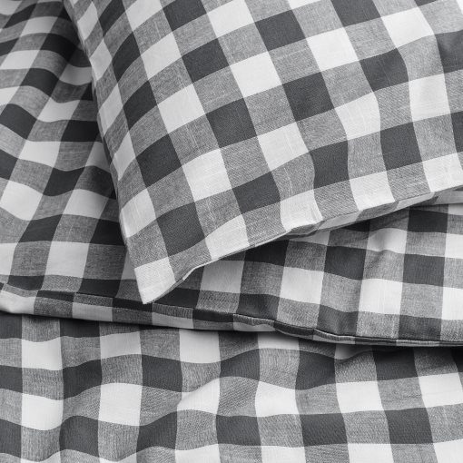 EKTANDVINGE, παπλωματοθήκη και 2 μαξιλαροθήκες, 240x220/50x60 cm, 205.853.88