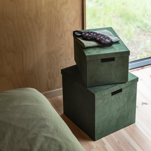 GJÄTTA, storage box with lid, 25x35x20 cm, 205.996.77
