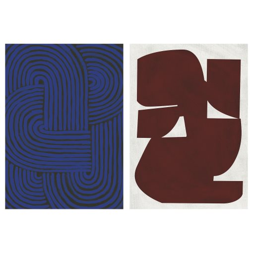 PJÄTTERYD, picture/Endelave & Alkmaar/2 pack, 50x70 cm, 206.196.04