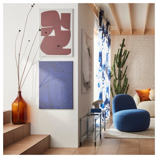 PJÄTTERYD, picture/Endelave & Alkmaar/2 pack, 50x70 cm, 206.196.04