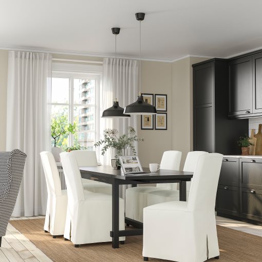 NORDVIKEN/BERGMUND, τραπέζι και 4 καρέκλες, 152/223 cm, 294.082.87