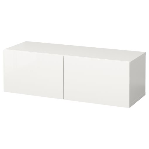 BESTÅ, wall-mounted cabinet combination, 120x42x38 cm, 294.398.49