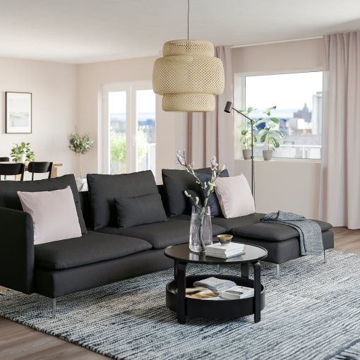 SÖDERHAMN, 4-seat sofa with chaise longue and open end, 294.496.31