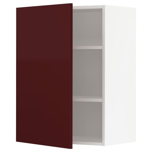 METOD, wall cabinet with shelves, 60x80 cm, 294.541.56