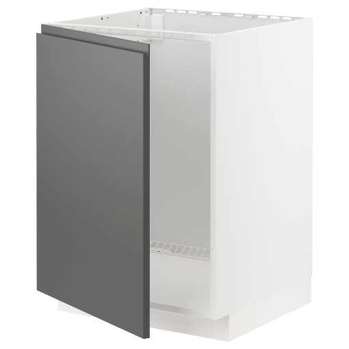 METOD, base cabinet for sink, 60x60 cm, 294.579.61