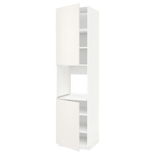 METOD, high cabinet for oven with 2 doors/shelves, 60x60x240 cm, 294.581.64