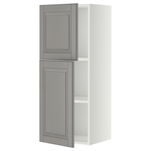 METOD, wall cabinet with shelves/2 doors, 40x100 cm, 294.582.39