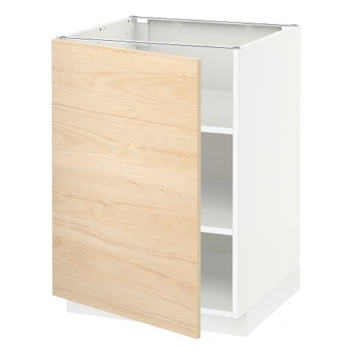 METOD, base cabinet with shelves, 60x60 cm, 294.604.40