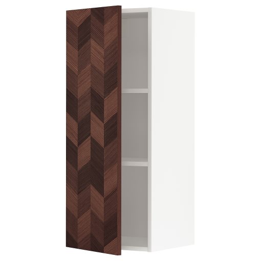 METOD, wall cabinet with shelves, 40x100 cm, 294.608.07