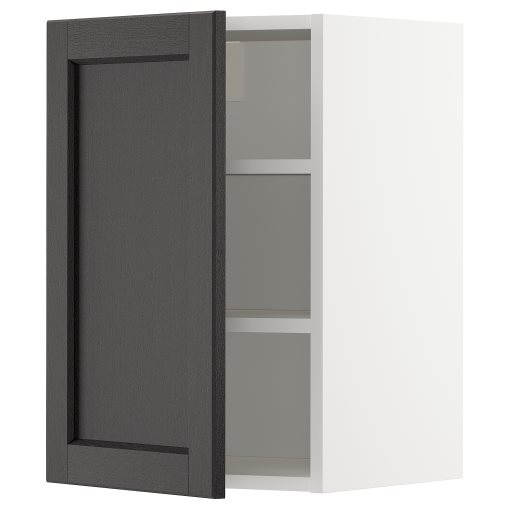 METOD, wall cabinet with shelves, 40x60 cm, 294.614.68