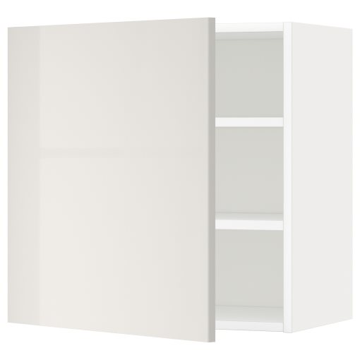 METOD, ντουλάπι τοίχου με ράφια, 60x60 cm, 294.619.20
