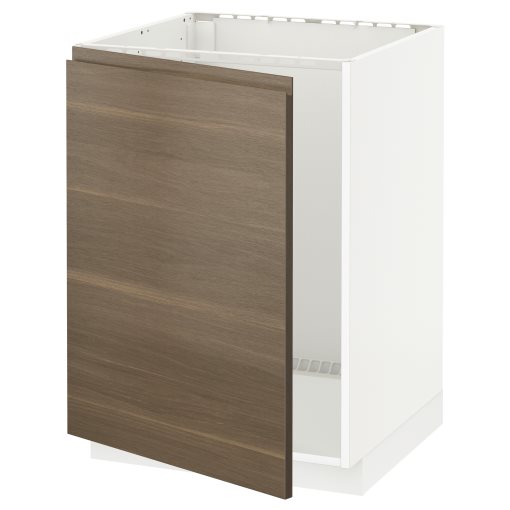 METOD, base cabinet for sink, 60x60 cm, 294.642.35