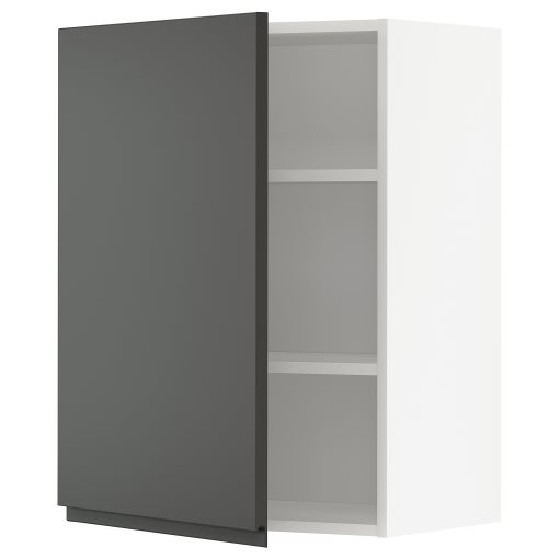 METOD, wall cabinet with shelves, 60x80 cm, 294.674.94