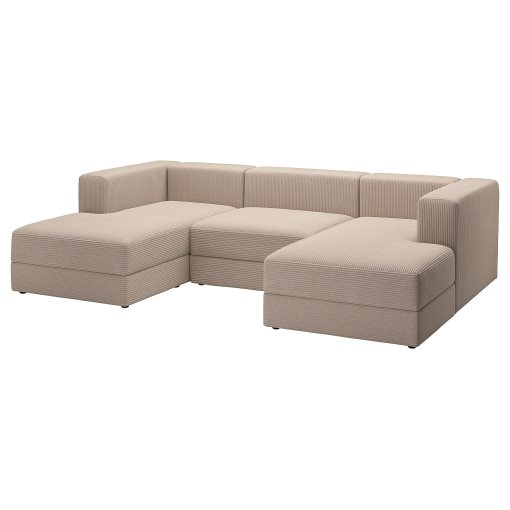 JÄTTEBO, 3,5-seat modular sofa with chaise longues/armrests, 294.713.87