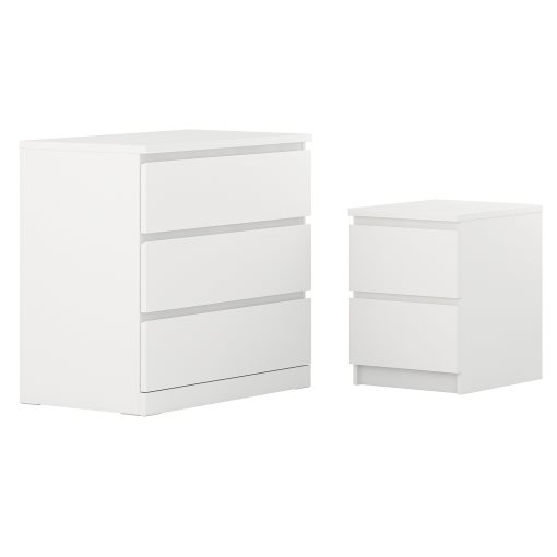 MALM, bedroom furniture, set of 2, 294.834.13