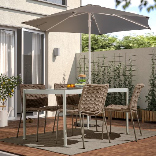 SEGERON/TEGELON, table and 4 chairs outdoor, 295.012.33