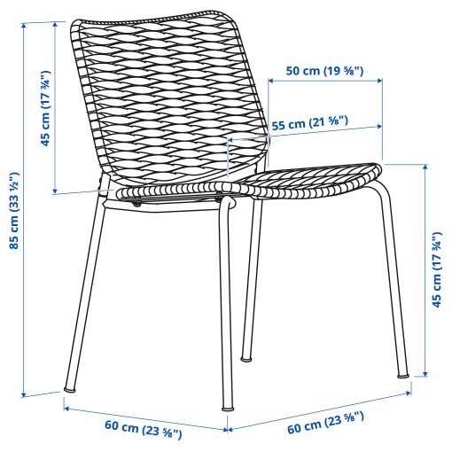 SEGERON/TEGELON, table and 4 chairs outdoor, 295.012.33