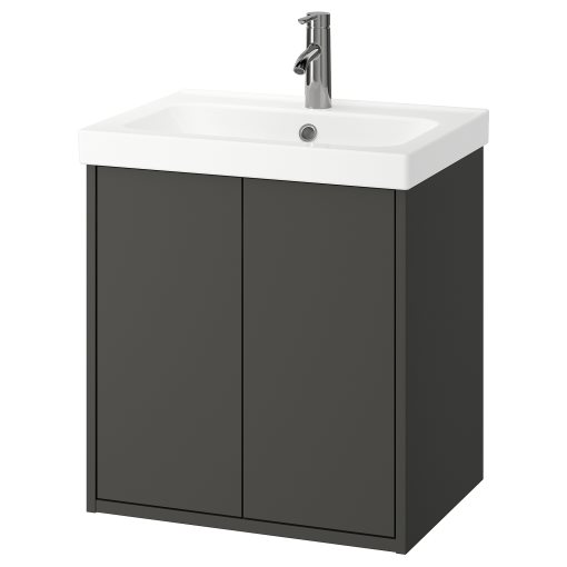HAVBACK/ORRSJON, wash-stand with doors/wash-basin/tap, 62x49x69 cm, 295.140.61