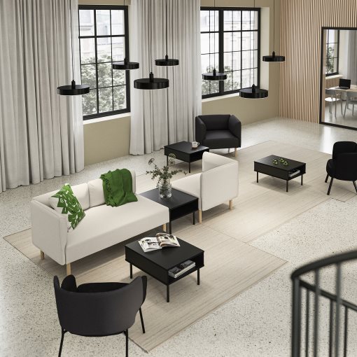 LILLEHEM, σύνθεση καναπέ 3 θέσεων με βοηθητικό τραπέζι, 295.697.51