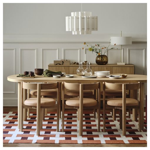 STOCKHOLM 2025, table and 6 chairs, 230x90 cm, 295.799.86