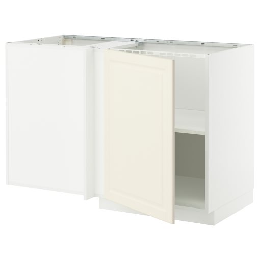 METOD, corner base cabinet with shelf, 128x68 cm, 295.850.20