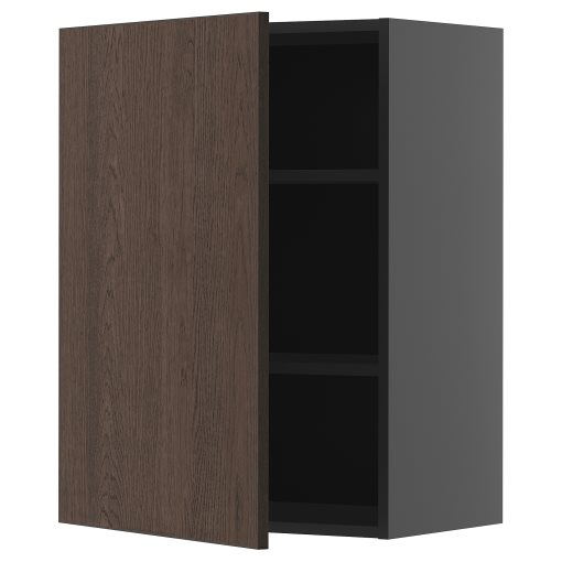 METOD, wall cabinet with shelves, 60x80 cm, 295.879.91