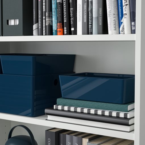 KUGGIS, box with lid, 18x26x8 cm, 296.001.67