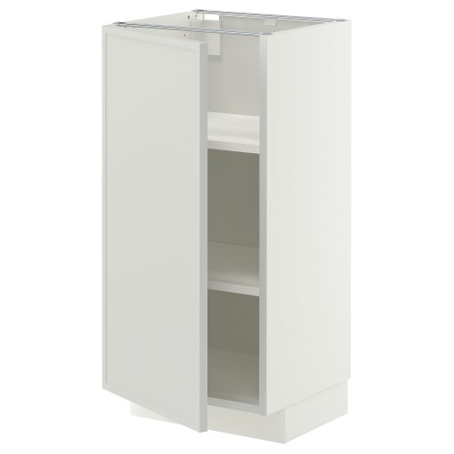 METOD, base cabinet with shelves, 40x37 cm, 296.056.07