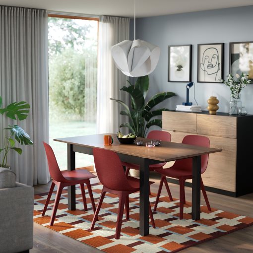 ÅLHULT/ODGER, table and 4 chairs, 120/170x80 cm, 296.100.91