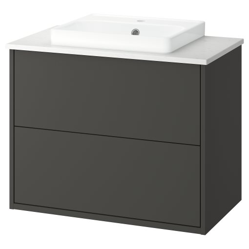 HAVBACK/ORRSJON, wash-stand with drawers/wash-basin, 82x49x71 cm, 296.292.84