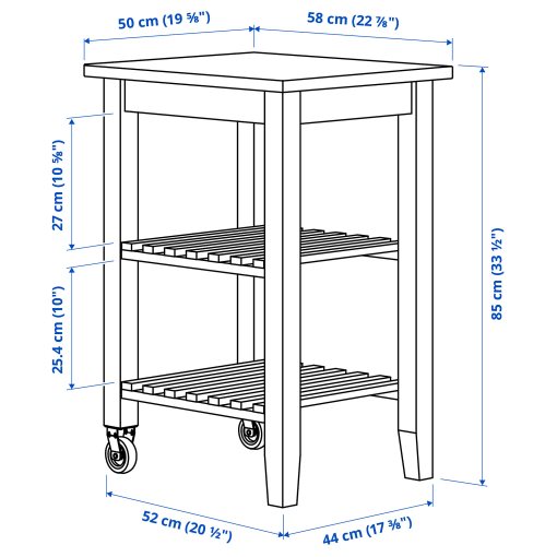 BEKVÄM, kitchen trolley, 302.403.48