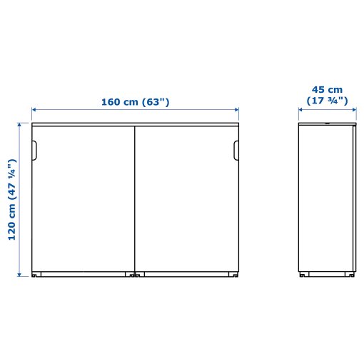 GALANT, cabinet with sliding doors, 303.651.35