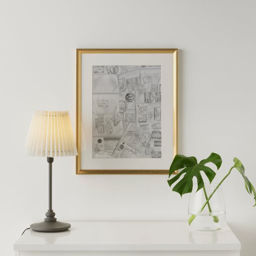 SILVERHÖJDEN, κορνίζα, 40x50 cm, 303.704.05