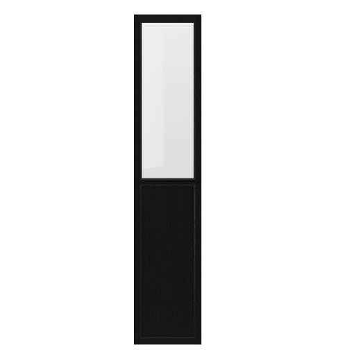 OXBERG, επιφάνεια/γυάλινη πόρτα, 40x192 cm, 304.773.74