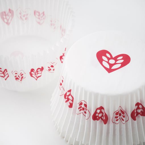 VINTERFINT, baking cup/heart pattern/65 pack, 305.295.18