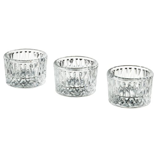 SMÄLLSPIREA, tealight holder/3 pack, 4 cm, 305.421.81