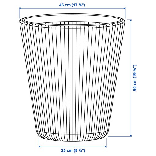 BJORNBAMBU, plant pot/in/outdoor, 41 cm, 305.612.97