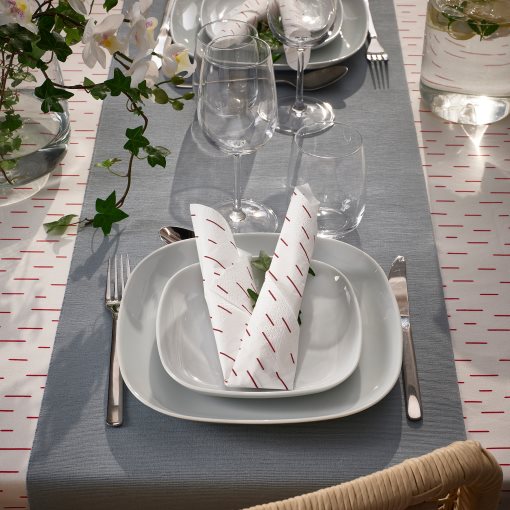 SNÖKRABBA, paper napkin patterned 33x33 cm/30 pack, 170g, 305.615.13