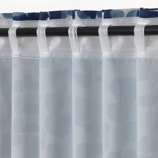 SPIRSTÅNDS, room darkening curtains 1 pair, 145x300 cm, 305.644.51