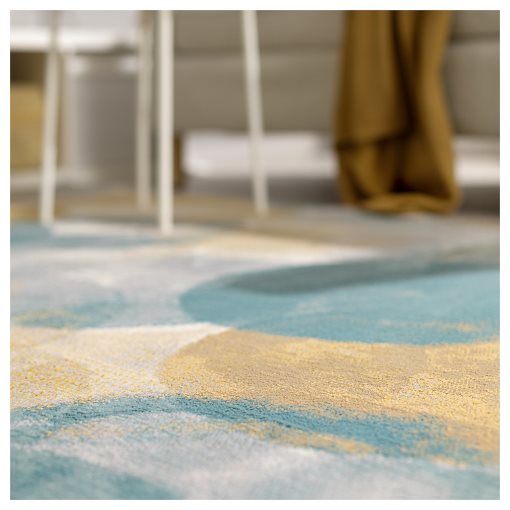 UTTAG, χαλί χαμηλό πέλος/σχέδιο κύκλου, 160x230 cm, 305.659.07