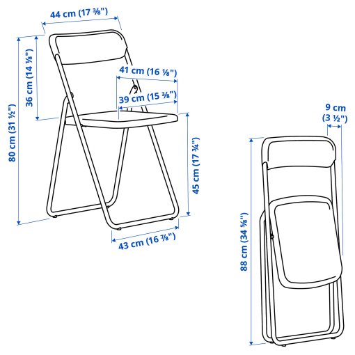 VIHALS, πτυσσόμενη καρέκλα, 305.691.04