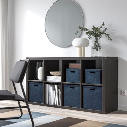 GJÄTTA, κουτί αποθήκευσης με καπάκι/βελούδο, 25x35x20 cm, 305.704.47