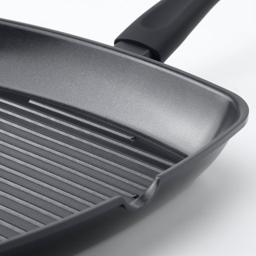 HEMLAGAD, τηγάνι γκριλ με αντικολλητική επένδυση, 28x28 cm, 305.809.03
