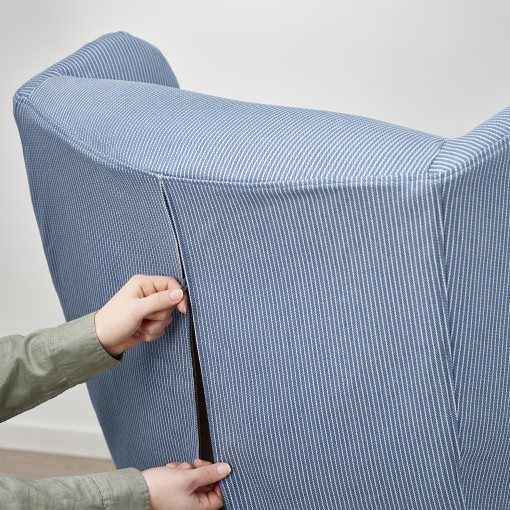 STRANDMON, slipcover for wing chair, 305.819.45