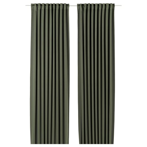 MAJGULL, block-out curtains/1 pair, 145x300 cm, 305.860.33