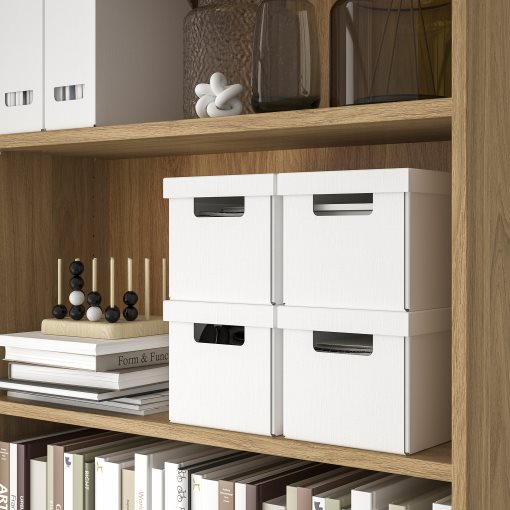 FJÄDERHARV, κουτί αποθήκευσης με καπάκι, 18x25x16 cm, 305.968.95