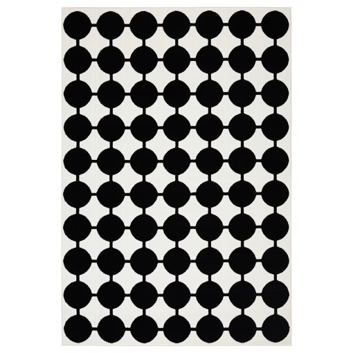 VÄNDPLATS, rug low pile, 133x195 cm, 306.009.39