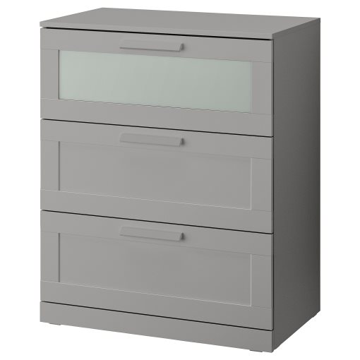 BRIMNES, chest of 3 drawers, 78x95 cm, 306.028.01